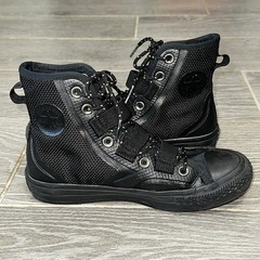 Converse Chuck 70 Tech Hiker High Top Sneakers Triple Black Shoes Kids Youth 5