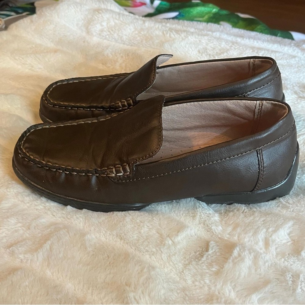 Nordstrom 4.5M Classic Leather Fall Winter City Minimalist Office School Loafers