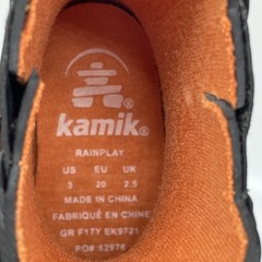 Kamik Rainplay Nite Rays Reflective Rubber Children Toddler Boots NIB Size 3 SEE