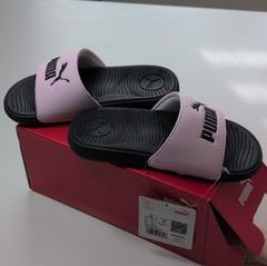 PUMA Cool Cat 2.0 PS BX Kids Slides – Pink and Black – US 12C UK 11