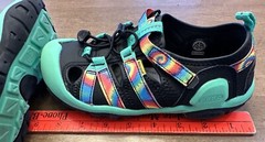 Keen Knotch Creek Tie Dye Green Slip On Trekking Hiking Sandal Kids Size 3