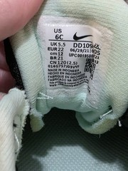 Nike DD1094-005 Kids Breathable Lightweight Comfort Sneakers Black 6C