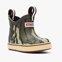 XTRATUF Unisex Kids Ankle Deck Boot Mossy Oak Bottomlands – XKABMOB-MOSSY, Mossy