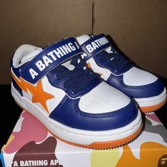Kids Bape Ape Sneaker Us Size 9C PREOWNED