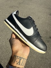 Nike Cortez Classic SL Black White Sneakers Size 6.5Y (GS)