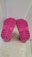 Crocs Waterproof Handle It Rain Boot Kids Size C7 Lightweight Pink Excellent