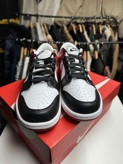 Nike Dunk Low GS Sneaker Gym Red Black White Leather Youth 5Y