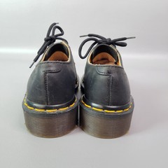 Vintage Dr Martens Original Made In England Leather Black Shoes Kids US 13