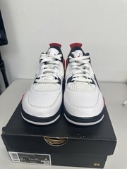 Kids Air Jordan 4 Retro OG PS ‘FIRE RED’ 2020 Size 2