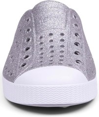 Native Jefferson Platinum Bling Slip On Shoe Size 2 Glittered Little Kids New