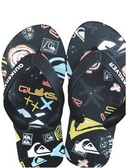 Quiksilver Graphic Thong Rubber Slippers Flip Flops Kids Size 11/12
