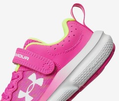 New Under Armour Preschool Assert 10 AC Girls Athletic Shoes, Size 3 Youth Pink