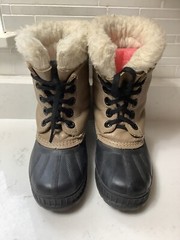 Sorel – Little Kids’ Yoot Pac Leather Winter Boots Sz 12 PERFECT Removable Liner