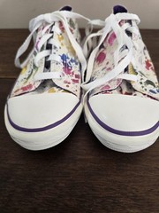 Pair Of Junior Converse Chuck Taylor One Star Low-top Glittery Splatter Print 4
