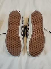 VANS youth Size 2 Black And White Checkered
