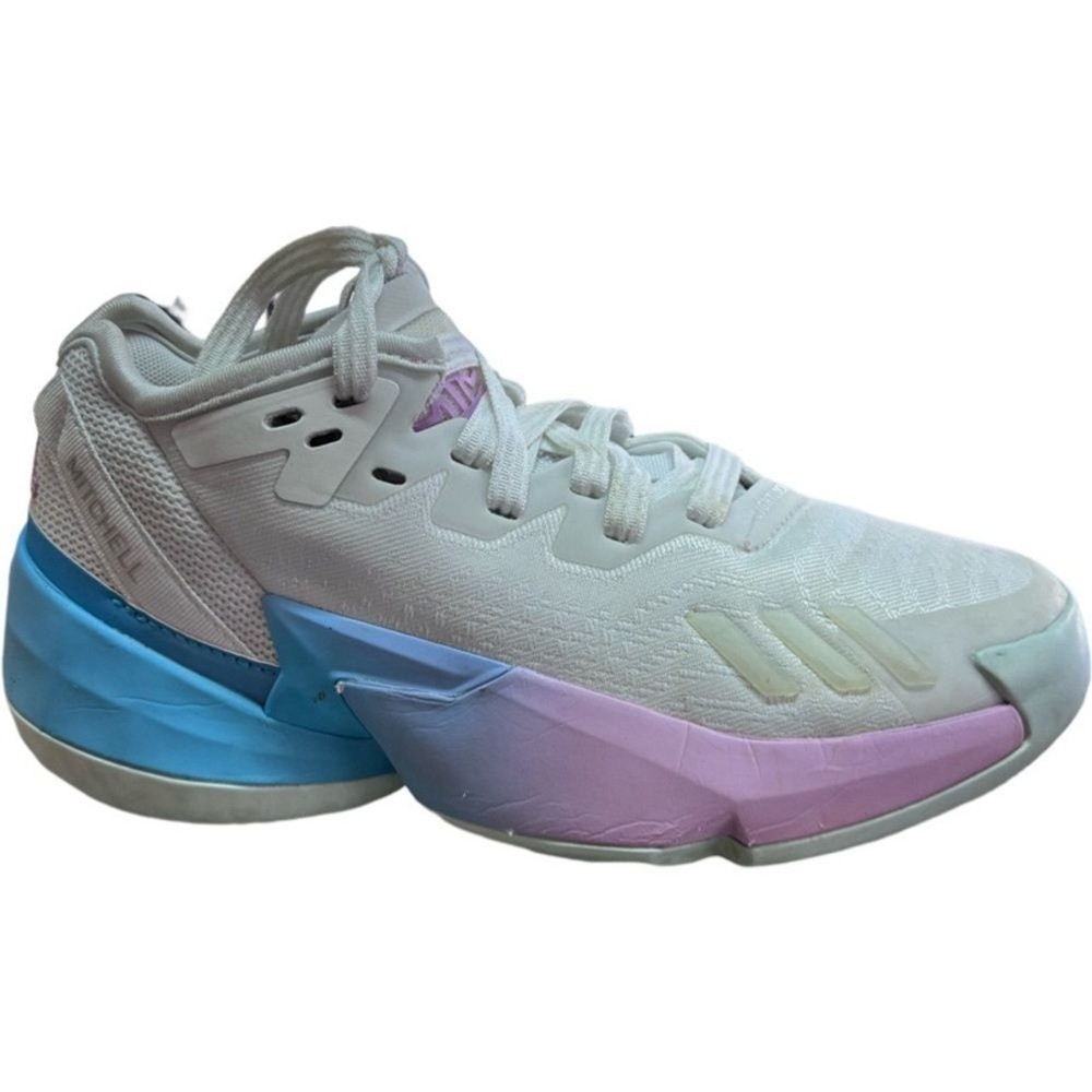Adidas Donovan Mitchell D.O.N. Issue 4 Size 3.5 Basketball White Blue Purple