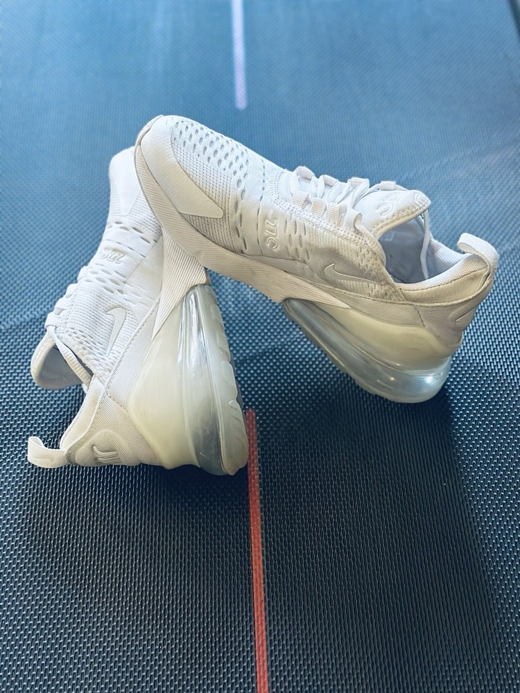 Nike Air Max 270 Low White Silver size US 4Y