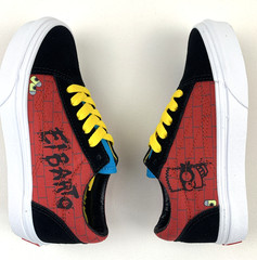 Vans x The Simpsons El Barto Old Skool 2020 KIDS 13 Red Bart Simpson