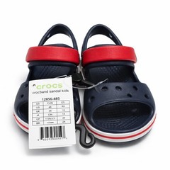Crocs Crocband Sandal Kids Navy Red White US 6 EU 24 Unisex Synthetic Shoes