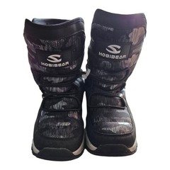 Kids Snow Boots Winter Waterproof Slip Resistant Cold Weather Boots Size 7