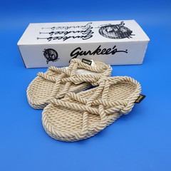 Gurkee’s Neptune Children’s Size 1.5-2 Beige Rope Sandals New in Box