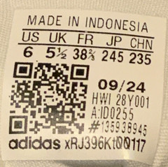 Adidas Kids‘ X_PLR Path, Style# ID0255, Size 6, Color White/Grey