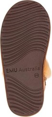EMU Australia Deer Kids Boots Chestnut Merino Wool Suede Big Kid US 4 NIB