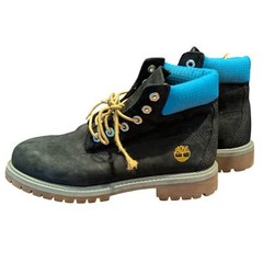 TIMBERLAND PREMIUM 6-INCH WATERPROOF BOOTS Black/Blue Boys 3Y
