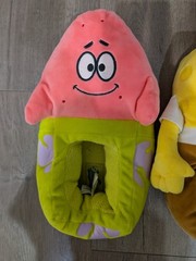 SpongeBob SquarePants Patrick Star YOUTH/adult Plush Slippers Size S/M BIN 3