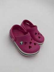 Mickey Mouse CROCS Baby Clogs Size 4 C 5- Pink