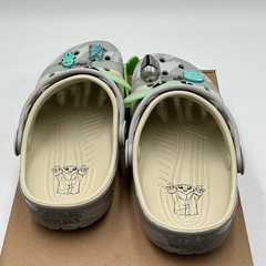 Crocs Classic Grogu 209494-2Y2 Clogs Kids 5 M Bone Slip On Comfort Shoes Eby4093