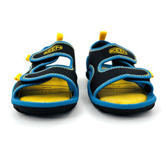 Big Kids 1 Keen Knotch Creek Open Toe Waterproof Sandals Shoes Blue Black