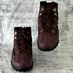 New No Box Timberland Converge Shell Toe Boot Burgundy Nubuck Youth Big Kids 4.5