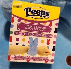 Kids Blue Easter Peeps Plush Slippers, Wristlet & PlayPack M(13-1)