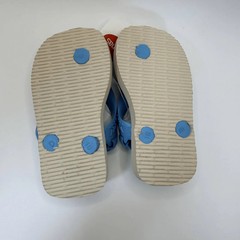 Havaianas Baby Flip Flops Size 5C Blue Super Chill Vibes Mickey Mouse Sandals
