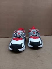 Nike Air Max 270 Rt(ps) Style Bq0102, Grey/red/black, Sz 3