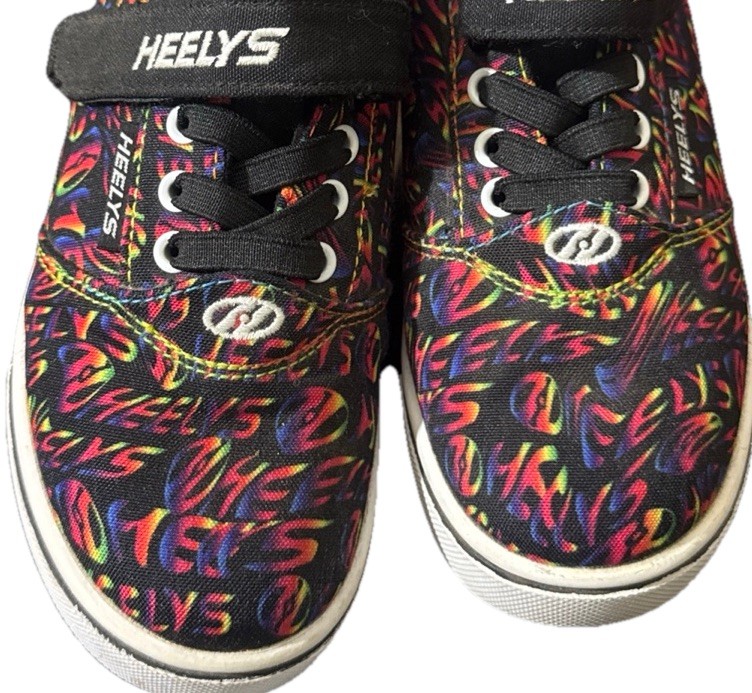 HEELYS Multicolor Wheeled Heel Kid Size YTH 1 Skate Shoes
