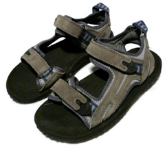 Teva Spoiler II Adjustable Brown Blue Hiking Sandals S/N 6202 Youth Size 6 EUC