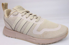 adidas MULTI X J Sneaker Casual Lifestyle Unisex Big Kids Shoe Size 5.0 M, Taupe