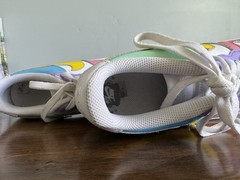 Nike Air Force 1 Custom Painted Pastel 6y 8w White Colored Pink Purple Blue