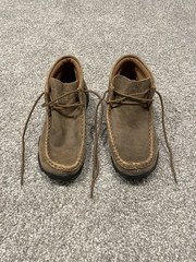 Twisted X Kids Size 3M Chukka Driving Moc Bomber Boots YDM0001