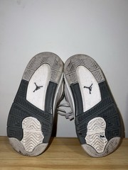 Nike Air Jordan Dub Zero PS White Cool Grey Kids Size 8C .