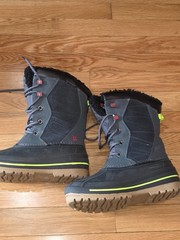 3M 3M Thinsulate Swiss Tech Snow Boots Kids 3 Youth Black Waterproof Insulated
