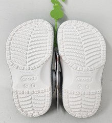 Crocs Classic Iridescent Glitter Clogs, Little Kids/Toddler, 210985-100, NEW!