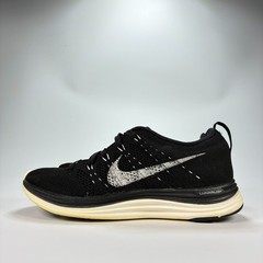 Nike Flyknit Lunar 1 Black Lightweight Running Shoes Sneakers Youth Size 7Y