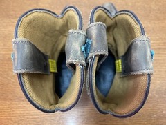 Dan Post Western Cowboy Boots Brown Turquoise Leather Snip Toe Size 1 DPC-2113