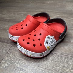Kids Snoopy Woodstock Peanuts Crocs Red Junior SIZE 2