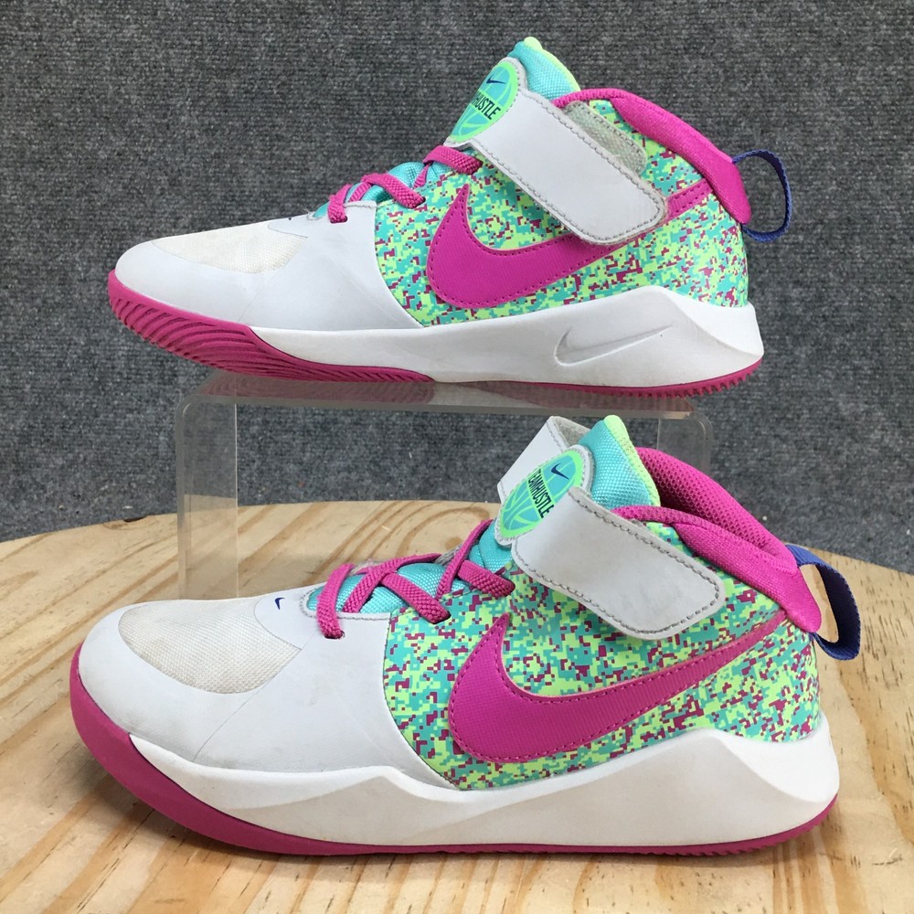 Nike Shoes Youth 2.5 Team Hustle D 9 Digi Athletic Sneaker Multicolor DC1995-001