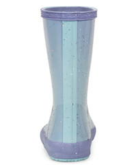 NWD $85 Hunter Little Kid First Classic Giant Glitter Blue/Purple US11/UK10/EU28