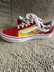 Size 3 (PS) – VANS Old Skool ComfyCush Low Flame Checkerboard
